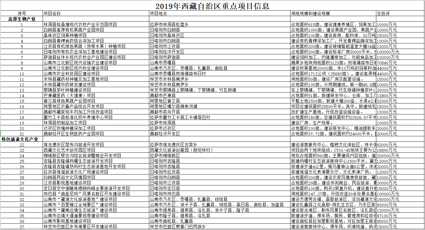 2019年西藏自治区重点项目名单.png